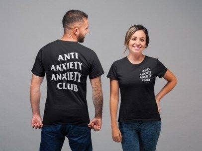Anti Anxiety Anxiety Club Unisex T-Shirt