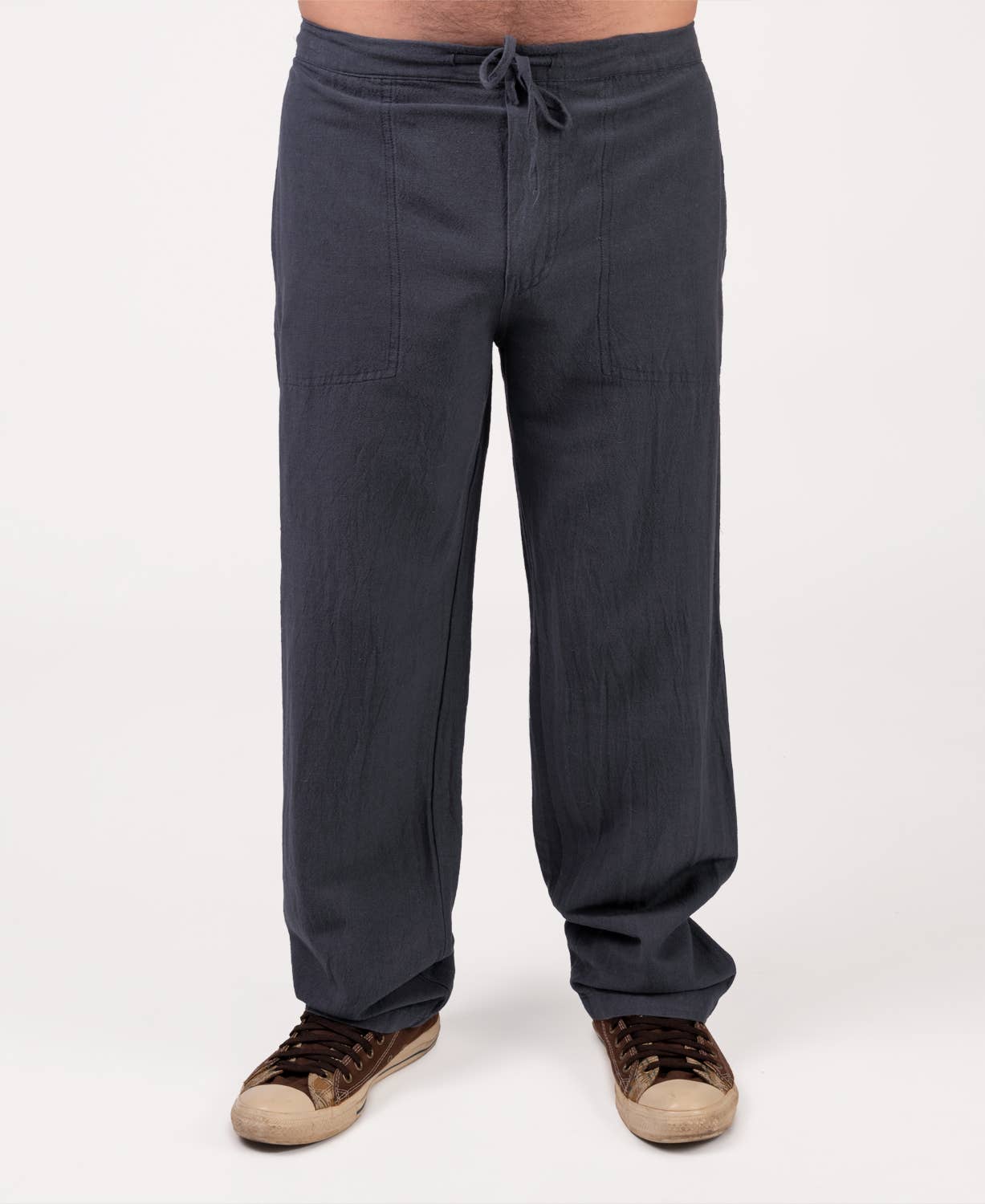 Hemp Yoga Pants - Midnight Grey