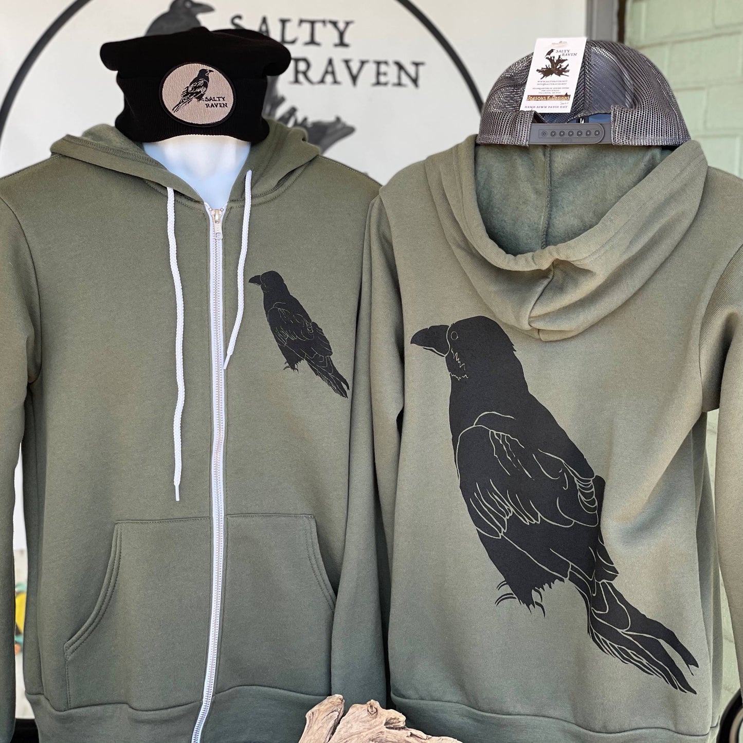 Perched Raven Ultra Soft Premium Hoodie
