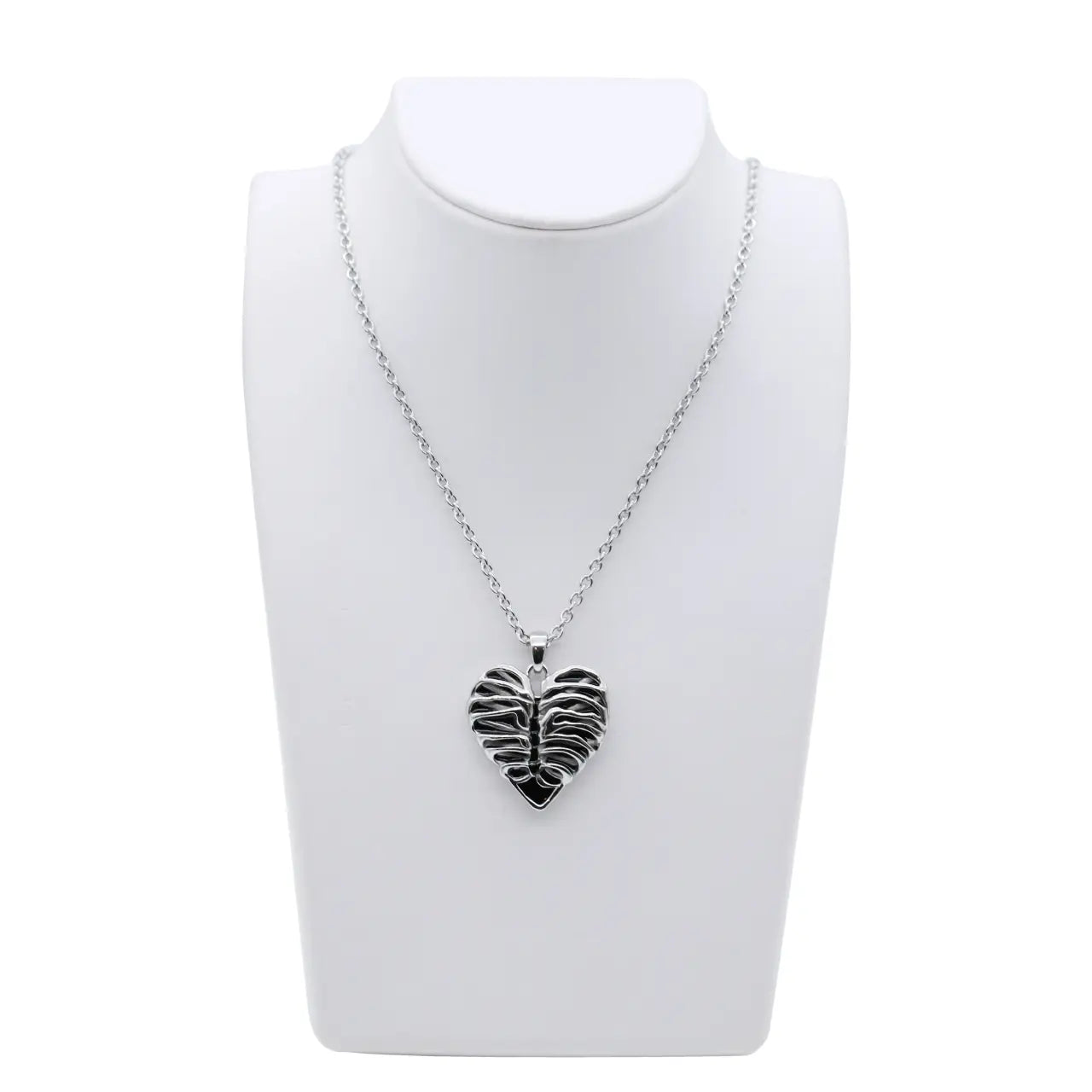 Heart Rib Cage Stainless Steel Necklace