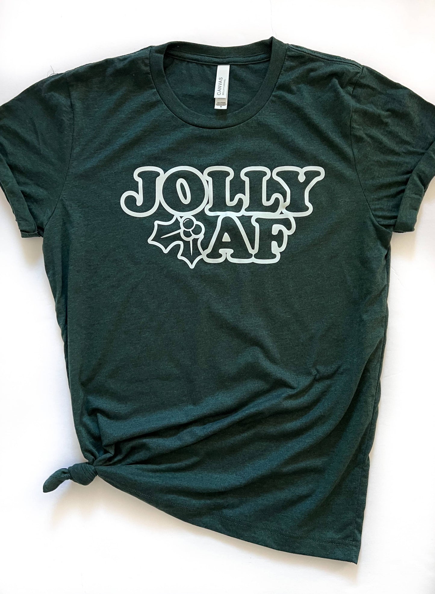 Jolly AF Christmas unisex tee